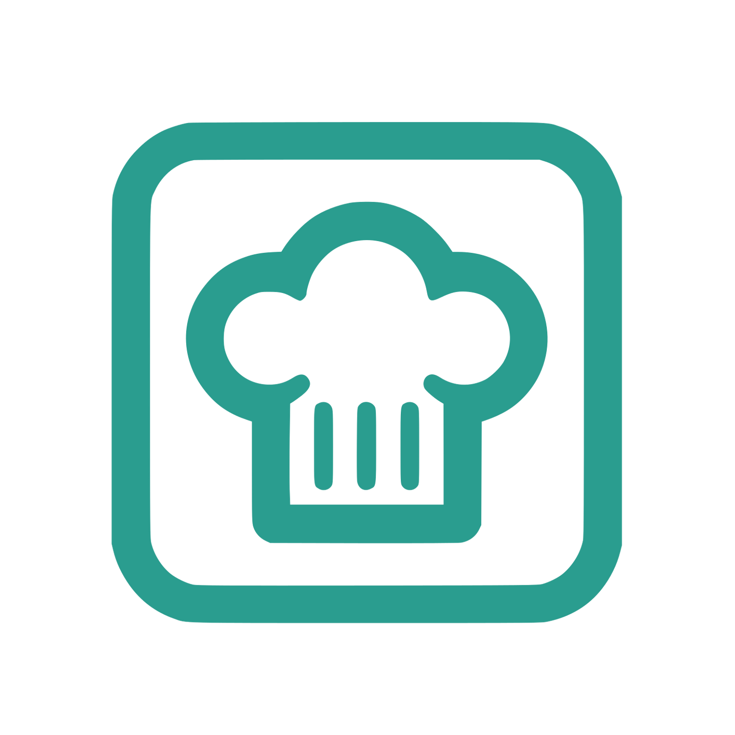 Chef Hat Logo \#2A9D8F
