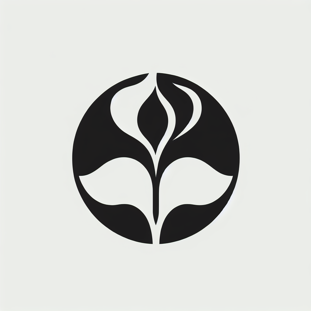 Cyclamen Flower Logo