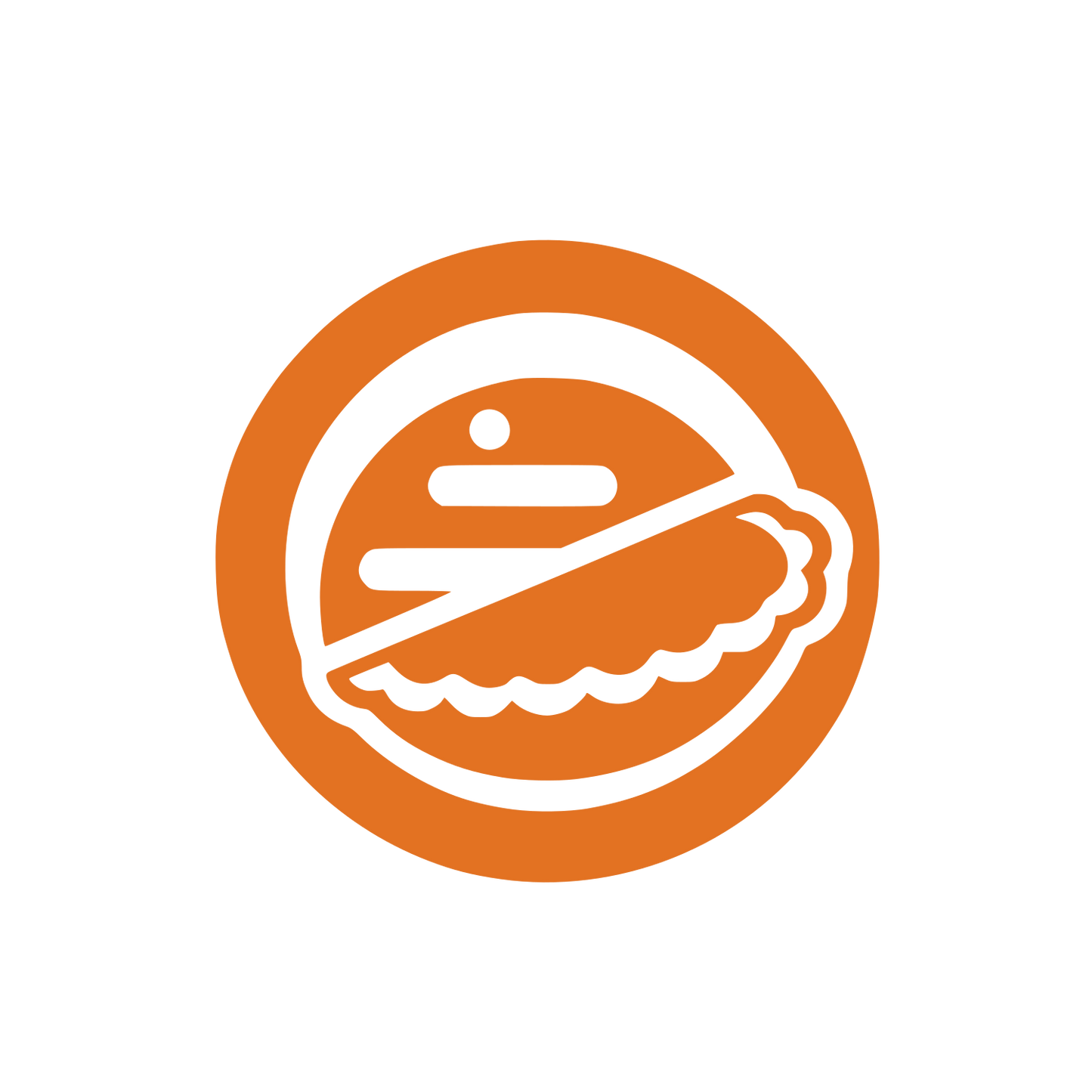 Pie Slice Circle Logo #E37222