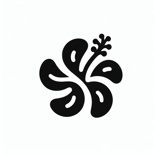 Hibiscus Flower Logo