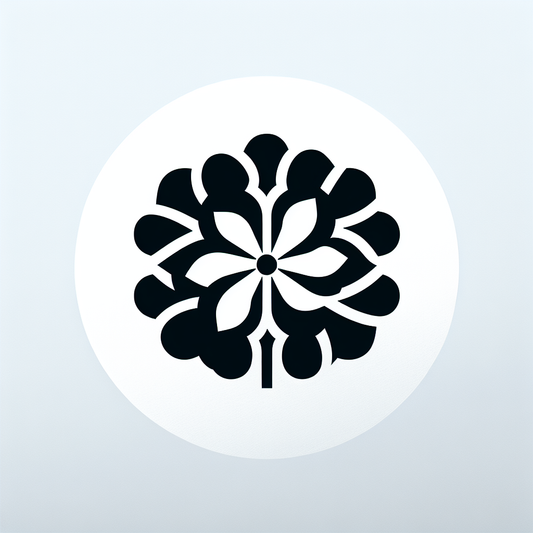 Floral Black Logo