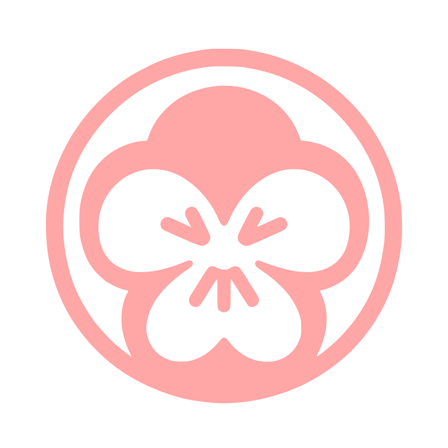 Logo of Flower Design #ffa6a6