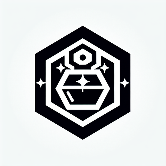 Hexagon Gem Stone Logo