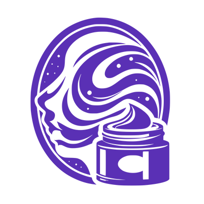 Galaxy Cream Jar Logo #5A30B5