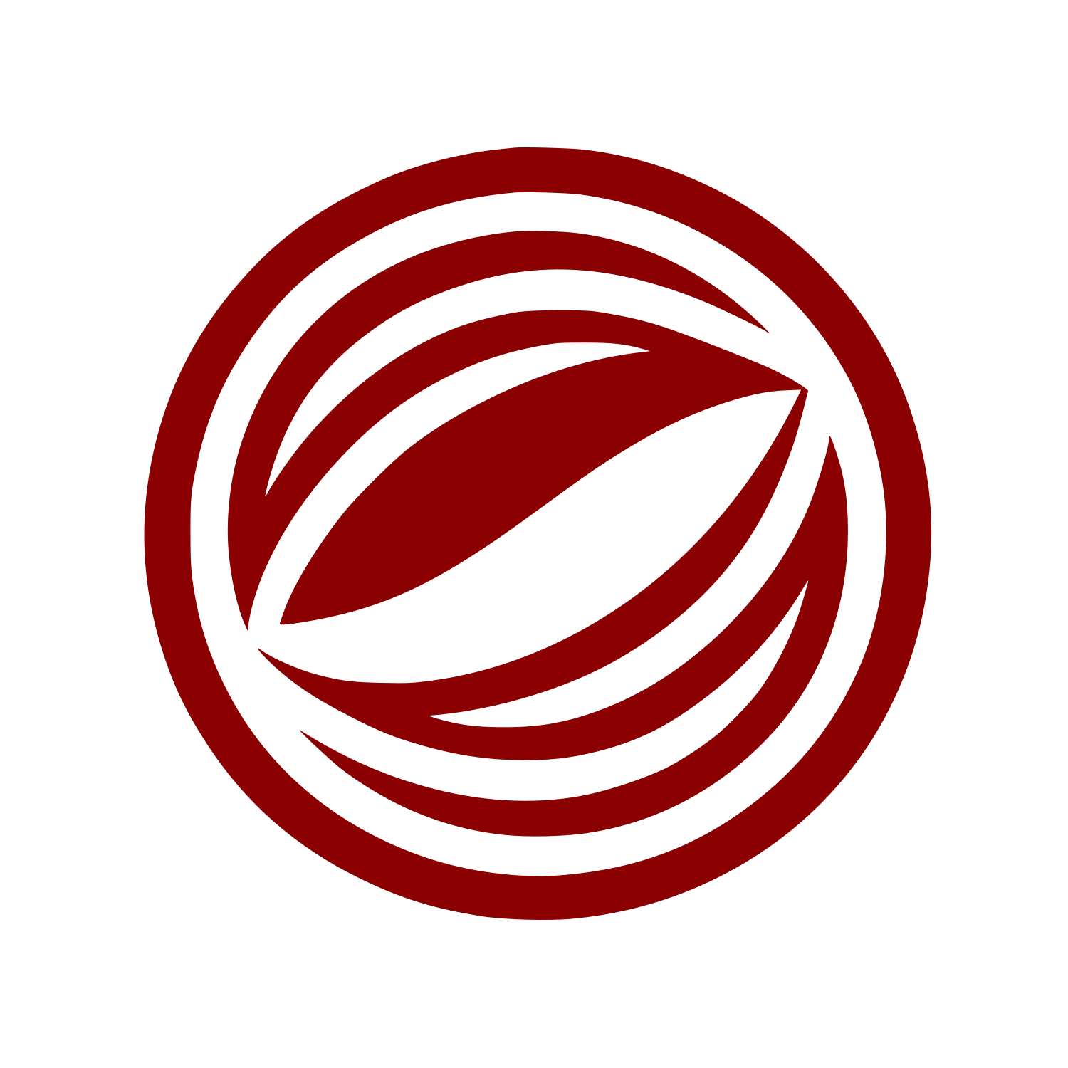 Spiral Cleaning Service Logo #8B0000