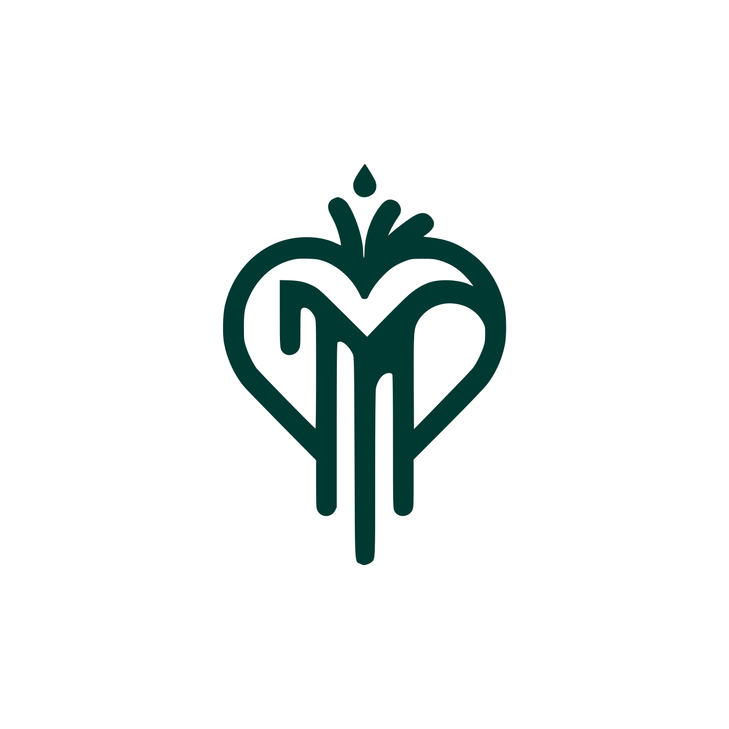 Logo Heart Design #003932