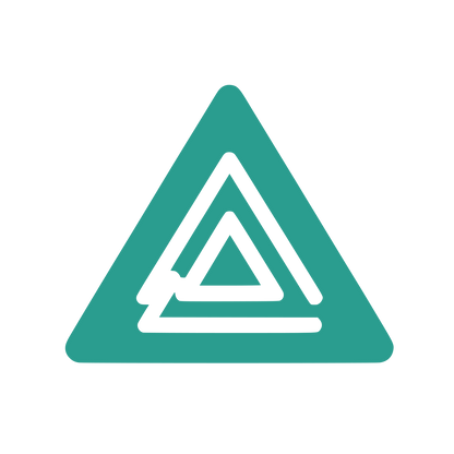 Intersecting Triangles Logo #2A9D8F