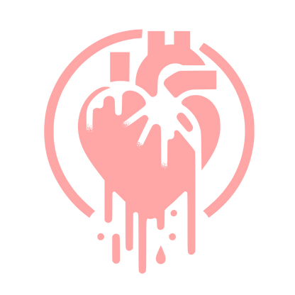 Heart Drip Logo #ffa6a6