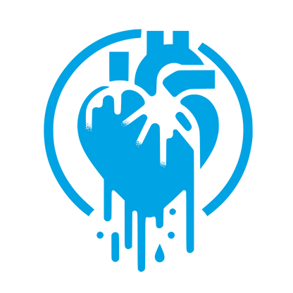 Heart Drip Logo #00a3e4