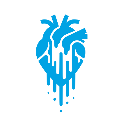 Bleeding Heart Logo #00a3e4