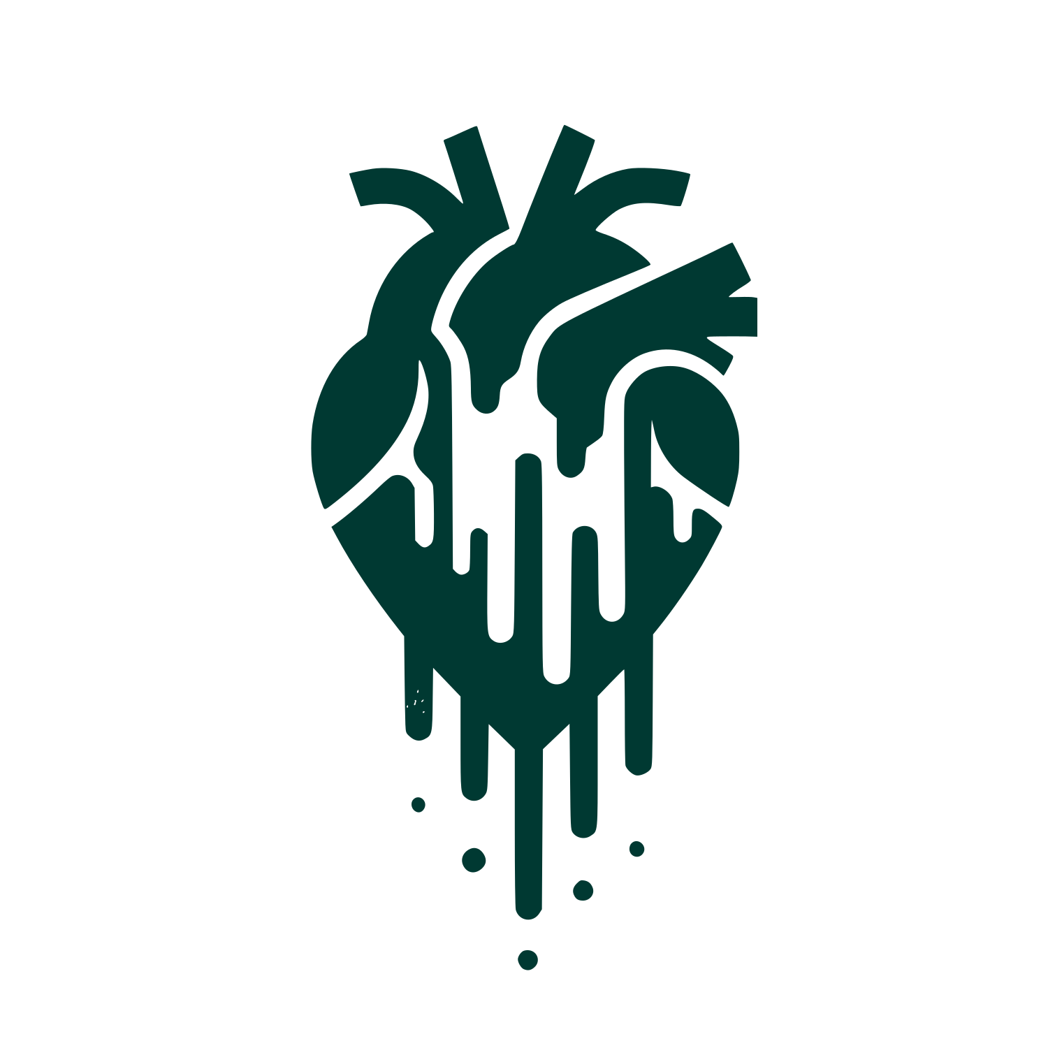 Bleeding Heart Logo #003932
