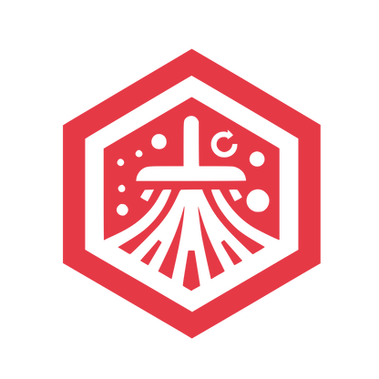 Hexagon Outline Logo #E63946