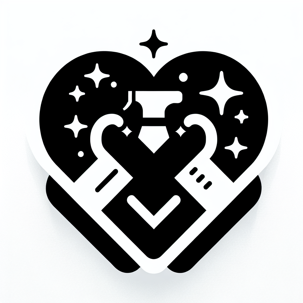 Heart Tick Stars Logo