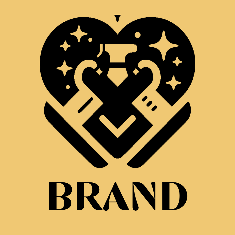 Heart Tick Stars Logo preview