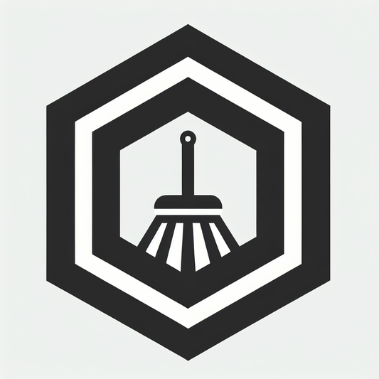 Hexagon Broom Logo