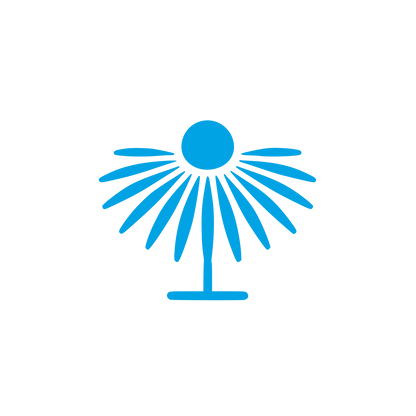 Sunflower Logo Design #00a3e4