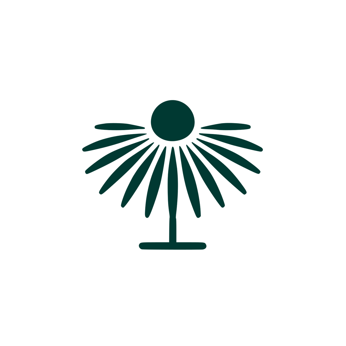 Sunflower Logo Design #003932