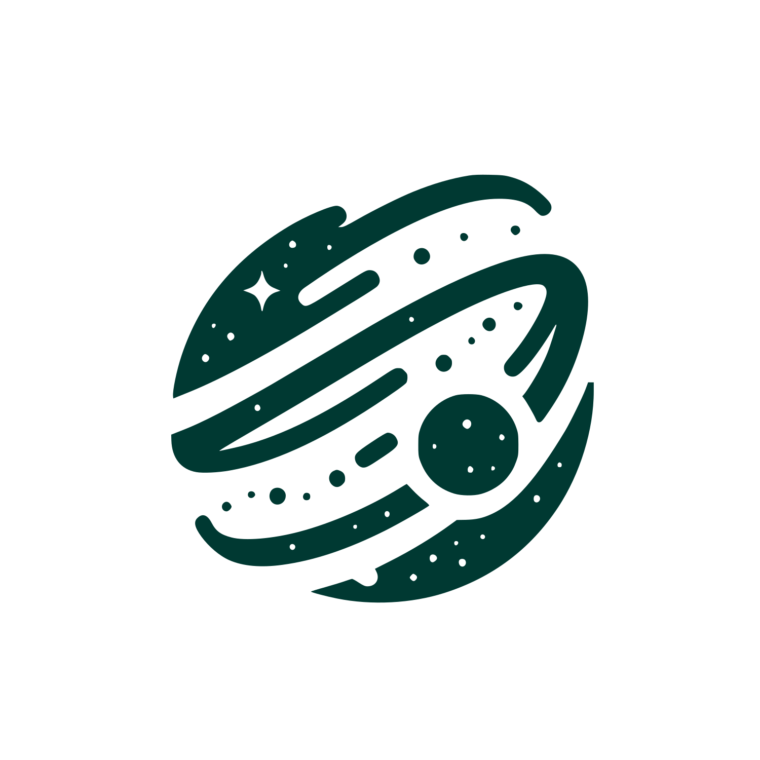 Space Themed Logo #003932
