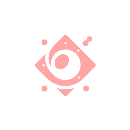 Eye Cosmos Badge #ffa6a6