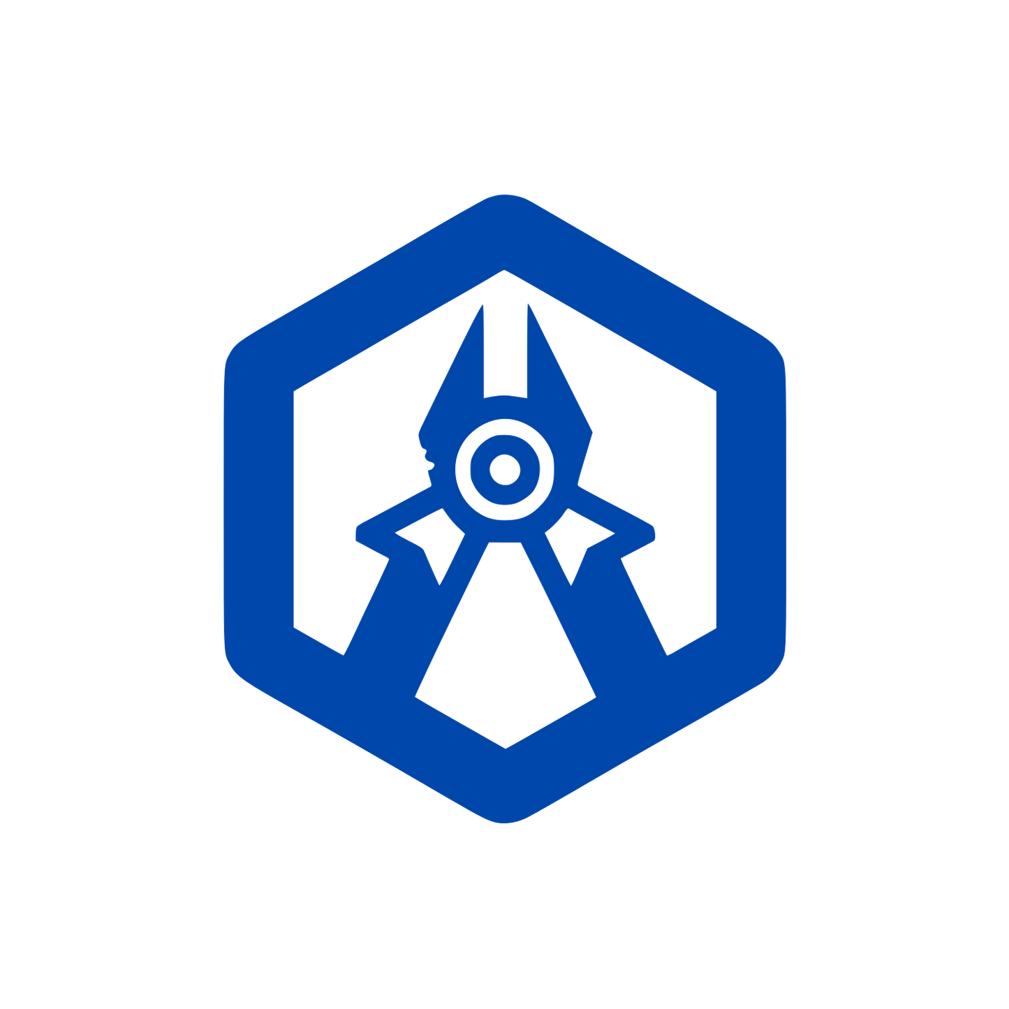 Hexagon Pliers Logo #0047AB