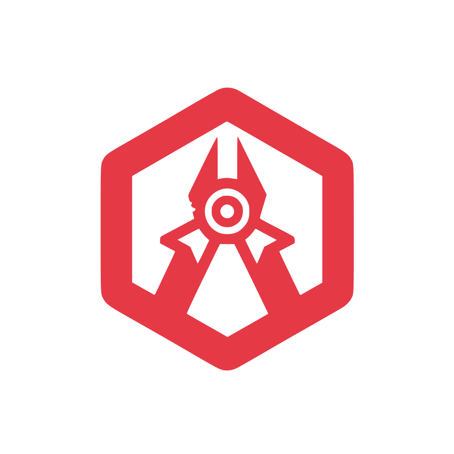 Hexagon Pliers Logo #E63946