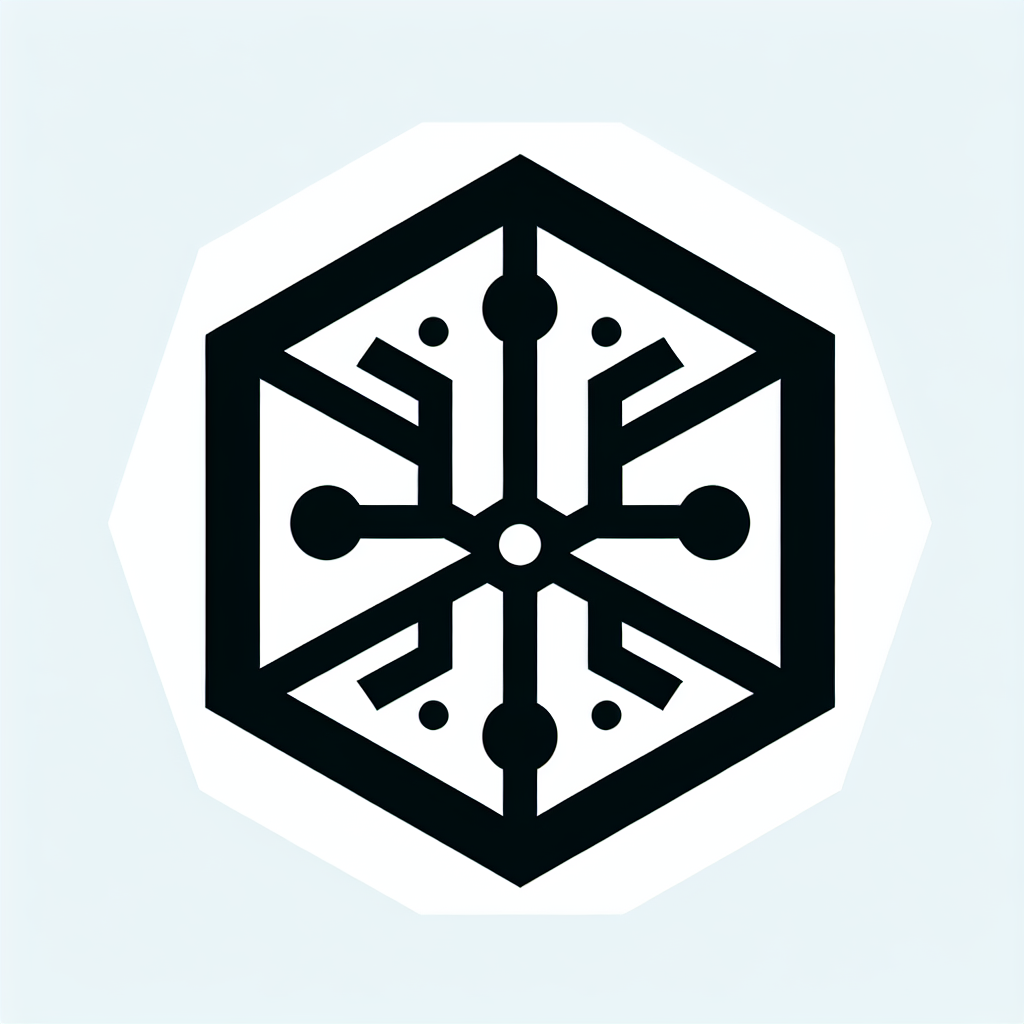 Circuit Hexagon Logo