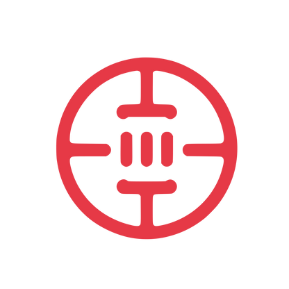 Circuit Ring Tech Logo #E63946