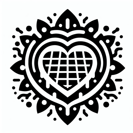 Mandala Heart Floral Logo