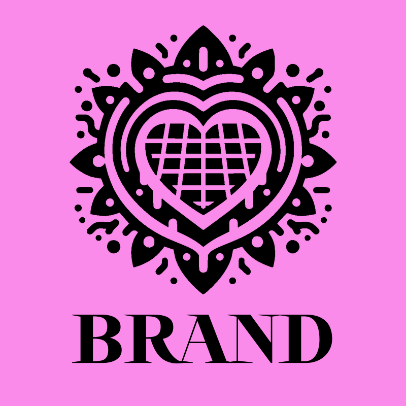 Mandala Heart Floral Logo preview