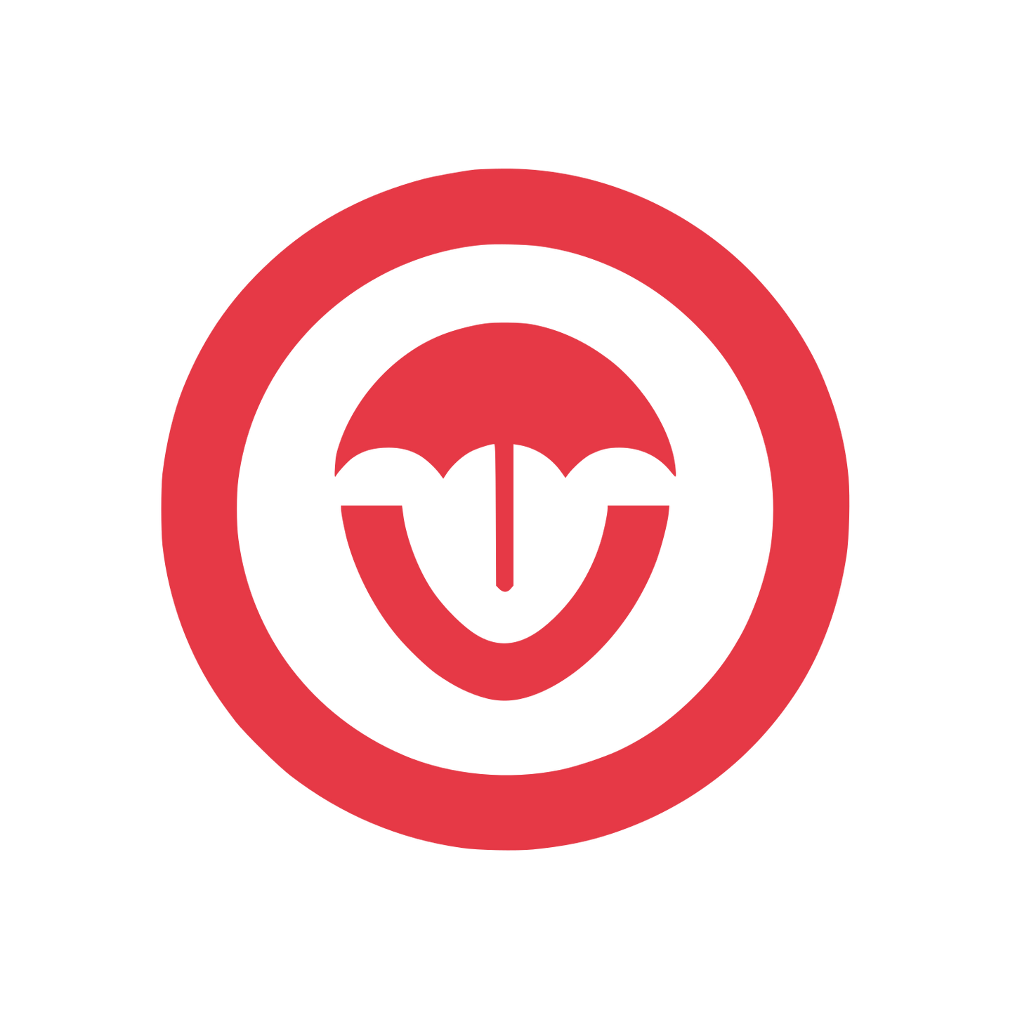 Umbrella Circle Logo #E63946
