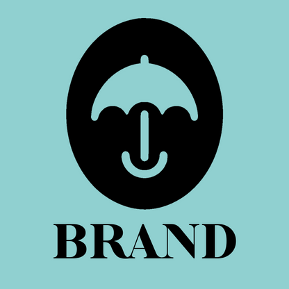 Smiling Umbrella Face Logo preview