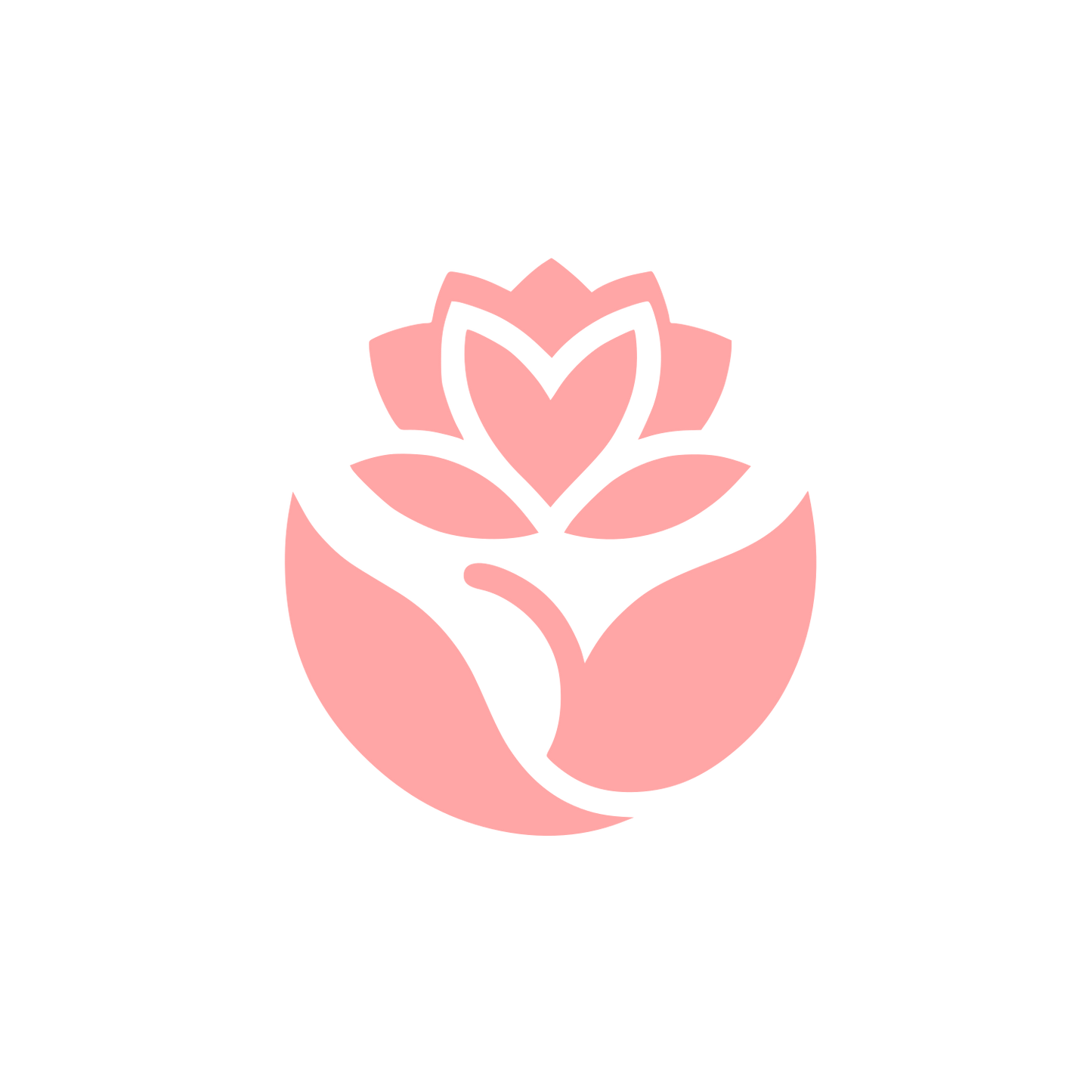 Floral Nature Logo #ffa6a6