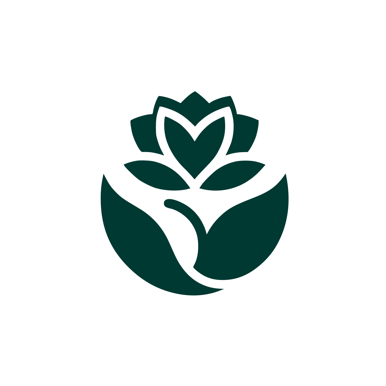 Floral Nature Logo #003932