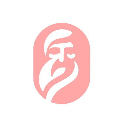Beard Logo #ffa6a6