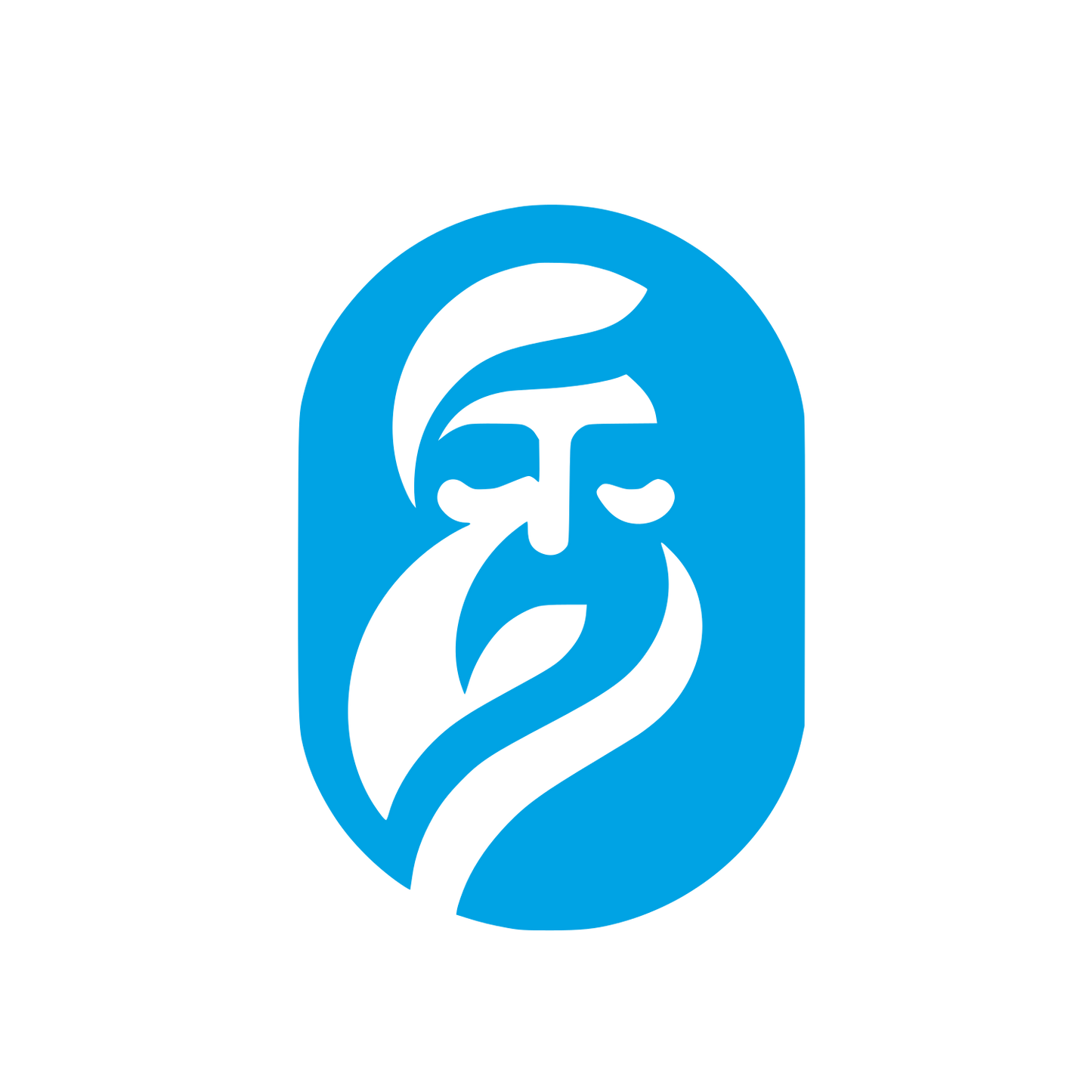 Beard Logo #00a3e4