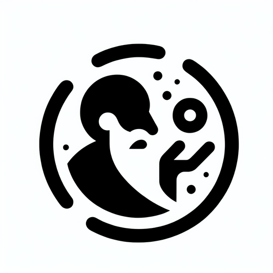 Logo with Scientist Figure