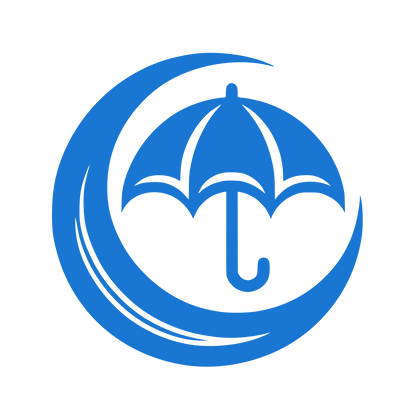 Umbrella Circle Logo #1976D2