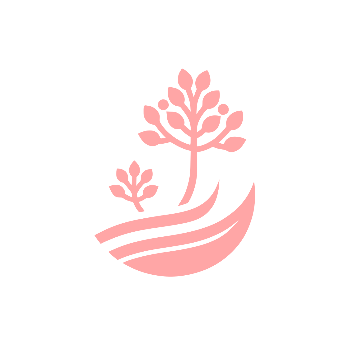 Nature Logo Design #ffa6a6