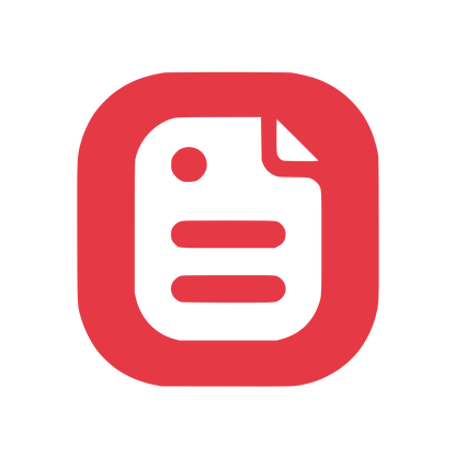 Folded Corner Document Logo #E63946