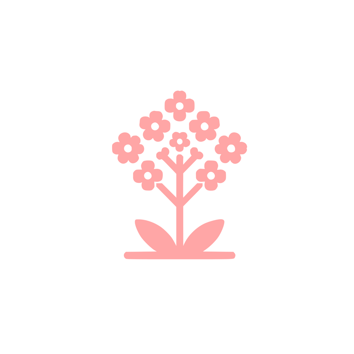 Flower Tree Logo #ffa6a6