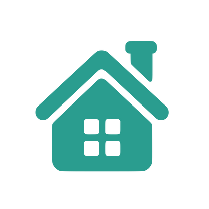 Minimalist House Logo #2A9D8F