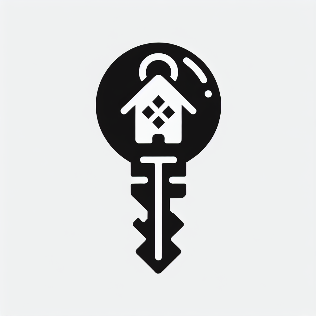 Key House Combination Logo