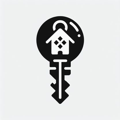 Key House Combination Logo