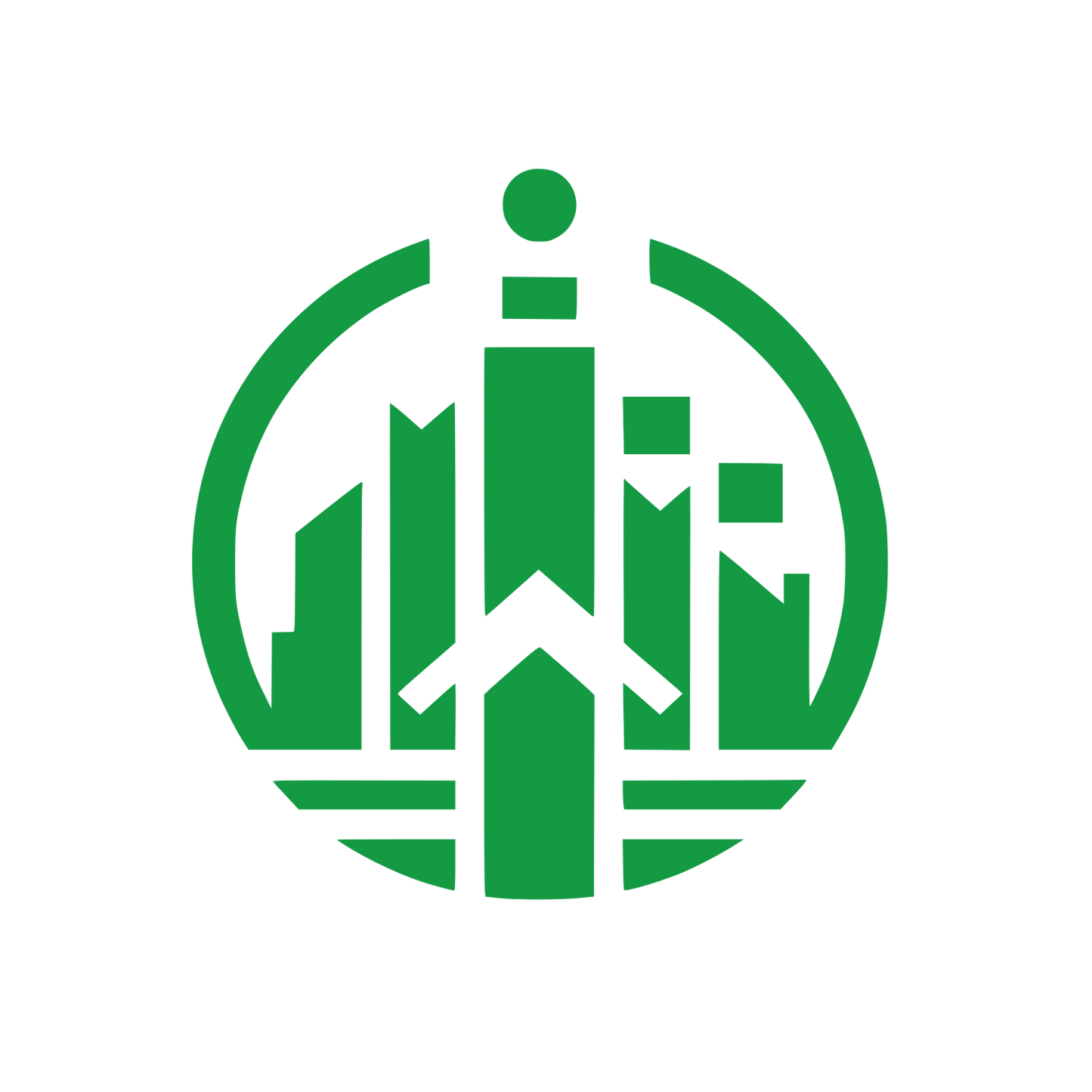 City Skyline Circle Logo #139A43