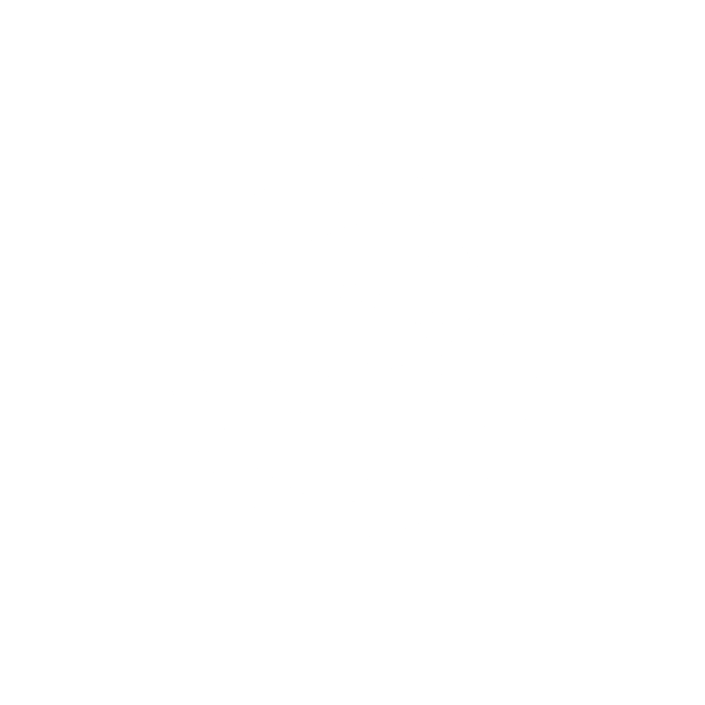 Graduation Cap Logo #ffffff