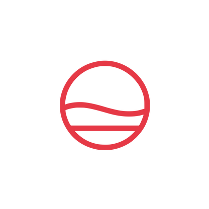 Sphere Curved Bands Logo #E63946