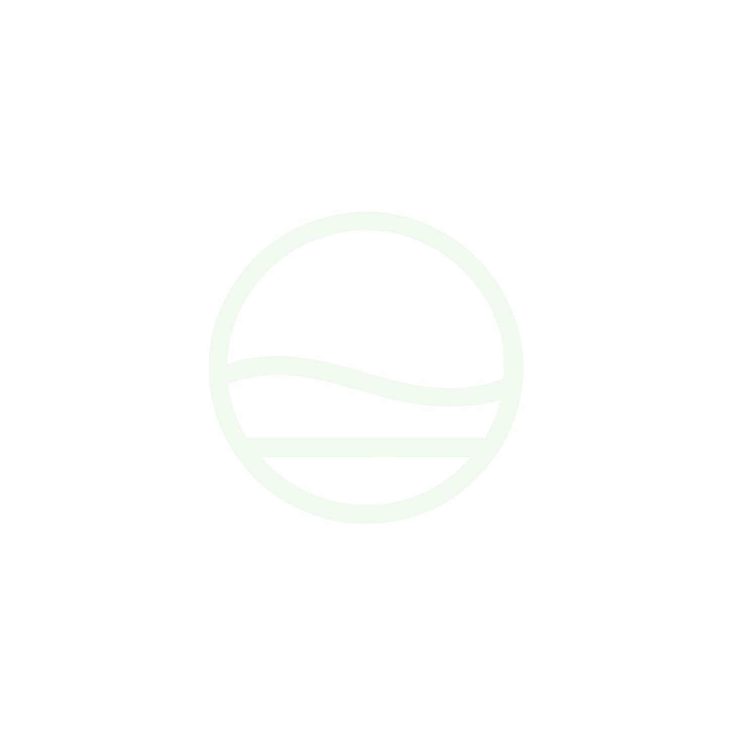 Sphere Curved Bands Logo #F1FAEE