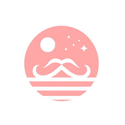 Astronaut Themed Logo #ffa6a6