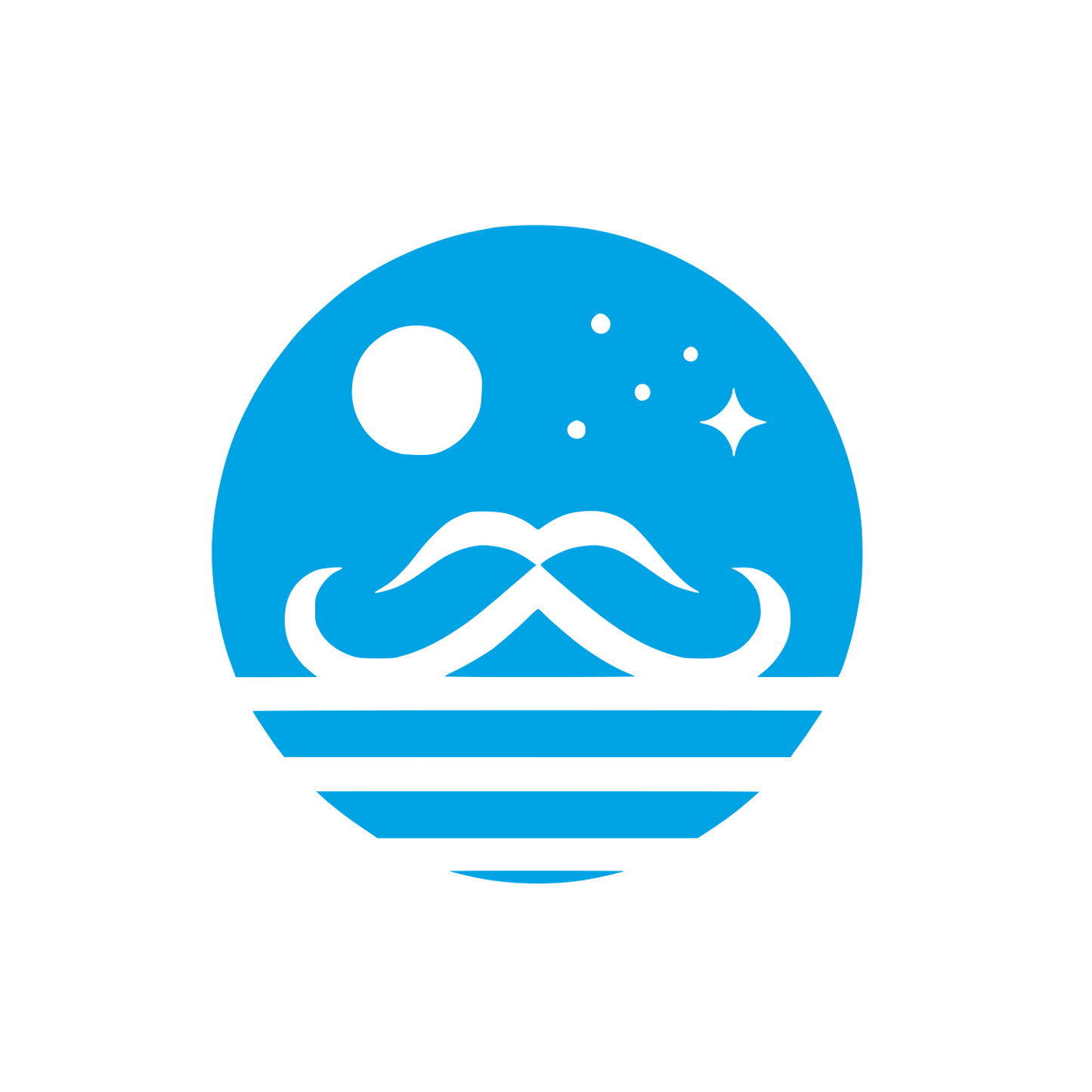 Astronaut Themed Logo #00a3e4