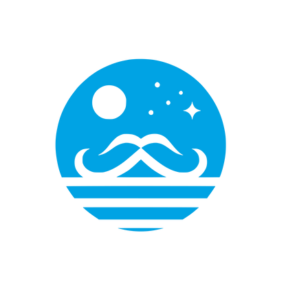 Astronaut Themed Logo #00a3e4